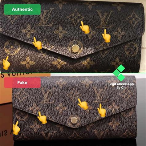 louis vuitton wallet original vs fake|louis vuitton wallet authenticity check.